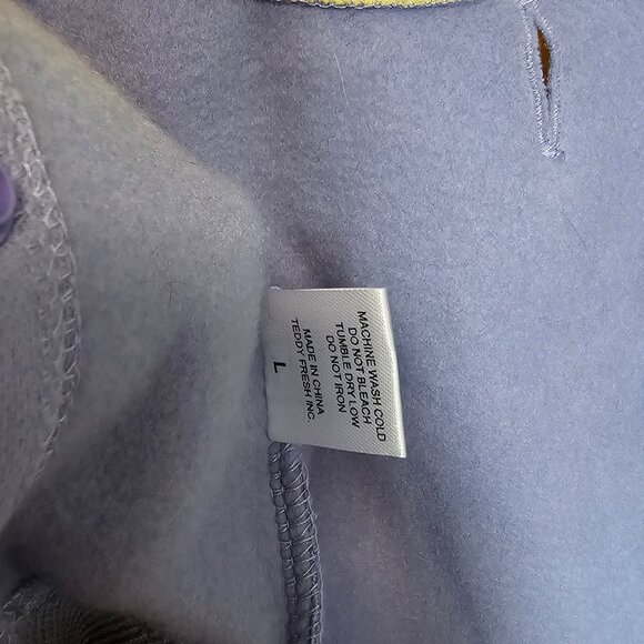 Teddy Fresh Pet Hoodie Colorblock Size L - Rare 2020 1st Edition - Picture 7 of 8